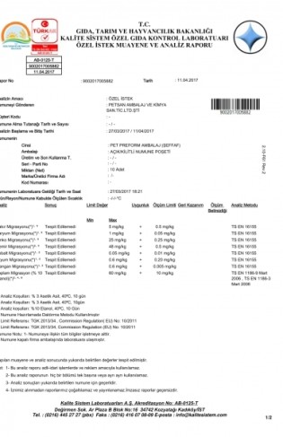 Special Request Inspection and Analysis Report