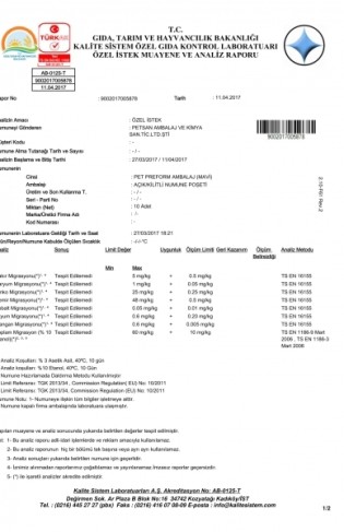 Special Request Inspection and Analysis Report